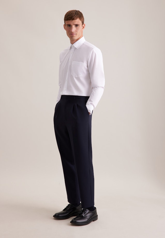 Regular Business shirt Uni in White |  Seidensticker Onlineshop