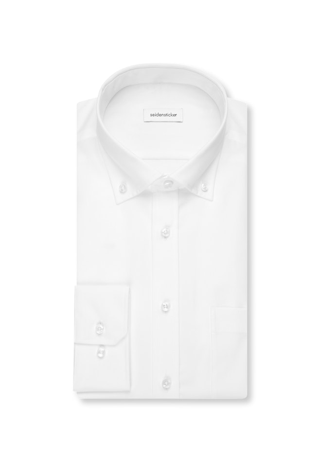 Regular Chemise d'affaires Uni dans Blanc | Boutique en ligne Seidensticker
