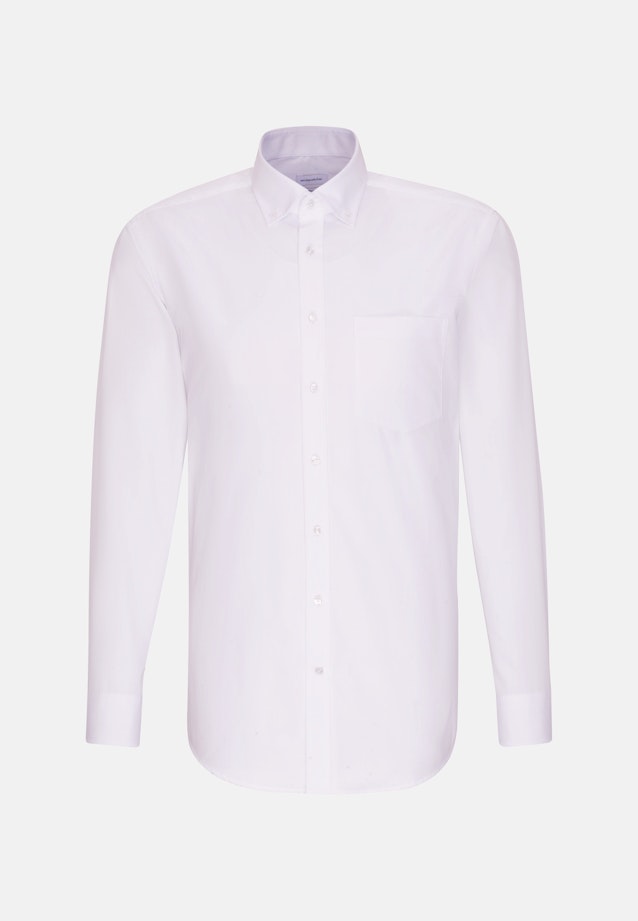 Regular Chemise d'affaires Uni in Blanc |  Seidensticker Onlineshop