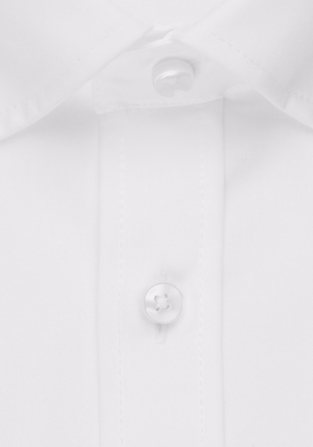 Bügelfreies Popeline Business Hemd in Regular mit Button-Down-Kragen in Weiß |  Seidensticker Onlineshop