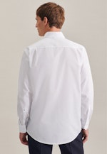 Chemise Business Regular Popeline Col Boutonné in Blanc |  Seidensticker Onlineshop