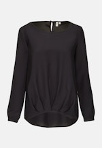 Shirtbluse Uni in Schwarz |  Seidensticker Onlineshop