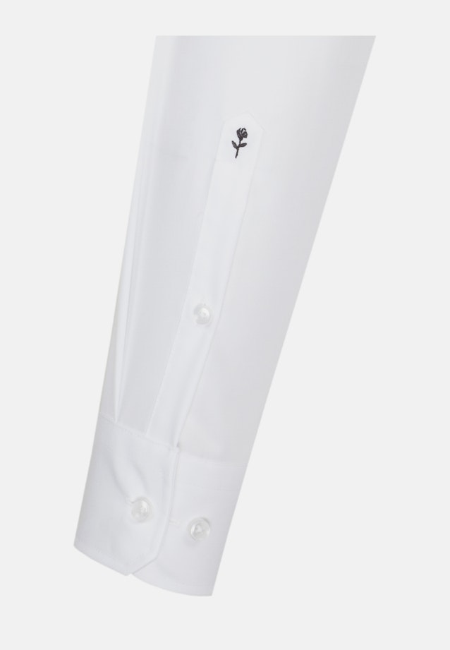 Shaped Business Shirt Uni in White |  Seidensticker Onlineshop