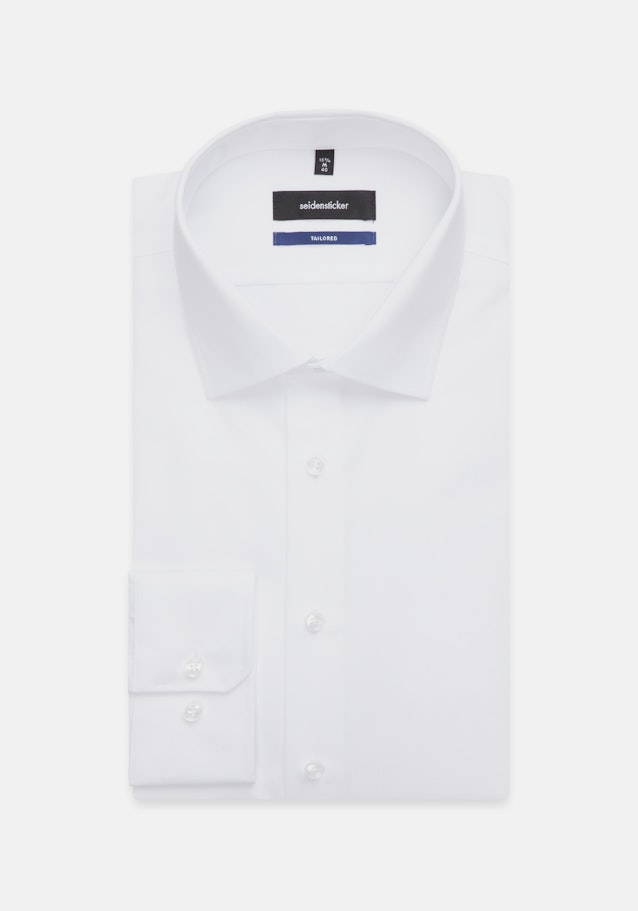 Shaped Business Hemd Uni in Weiß | Seidensticker Onlineshop