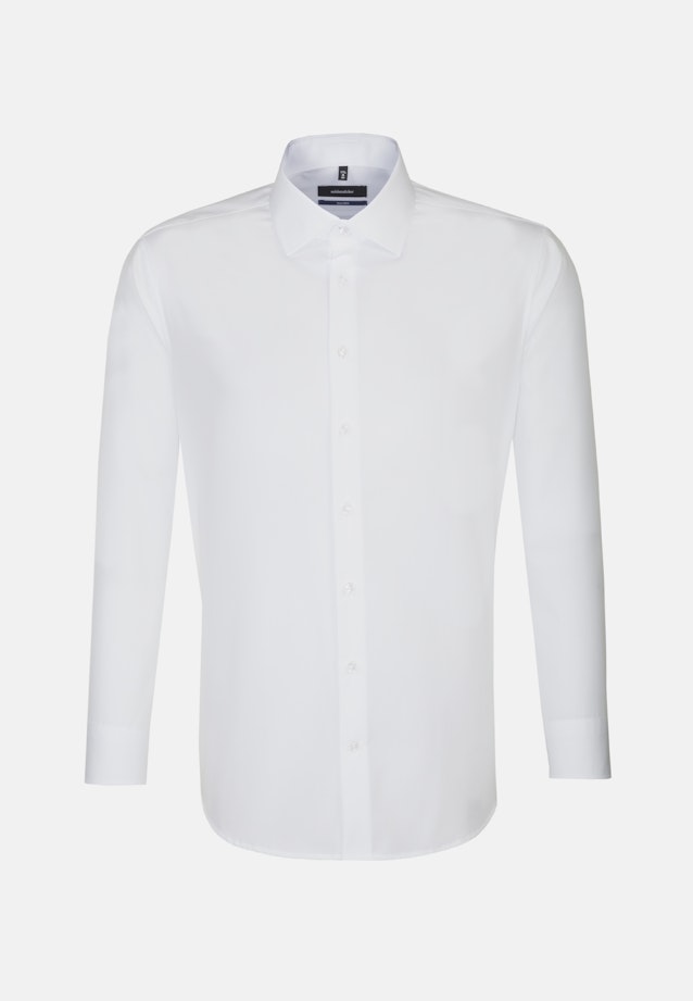 Shaped Business Shirt Uni in White |  Seidensticker Onlineshop