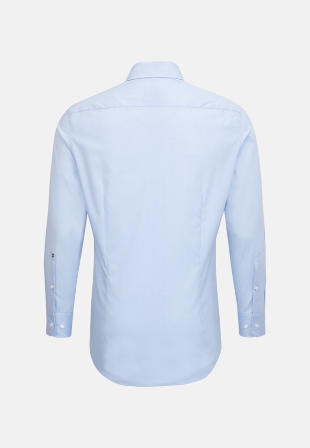 Non-iron Fil a fil Business Shirt in Slim with Kent-Collar and extra short sleeve in Light Blue |  Seidensticker Onlineshop