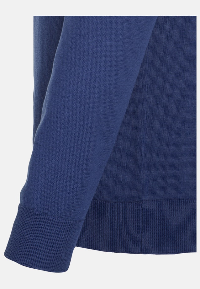 Pullover Uni in Mittelblau |  Seidensticker Onlineshop