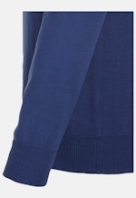 Pullover Uni in Mittelblau |  Seidensticker Onlineshop