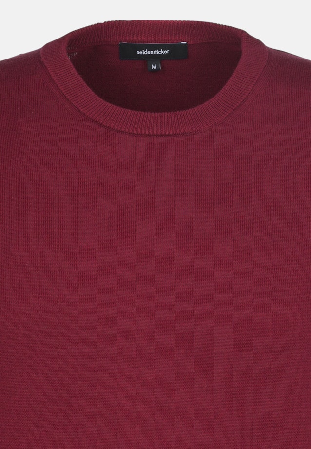 Pullover Uni in Rot |  Seidensticker Onlineshop
