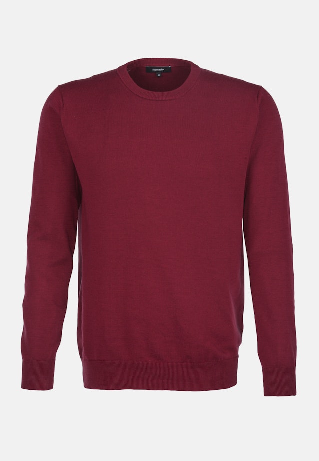 Pullover Uni in Rot |  Seidensticker Onlineshop