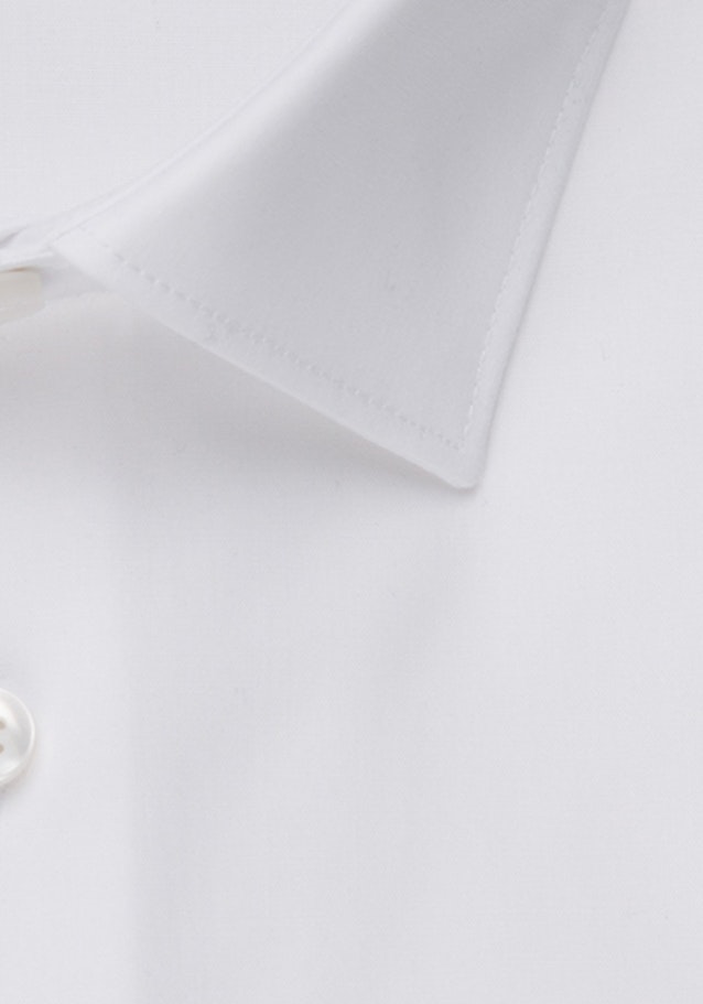 Bügelfreies Popeline Kurzarm Business Hemd in X-Slim mit Kentkragen in Weiß |  Seidensticker Onlineshop