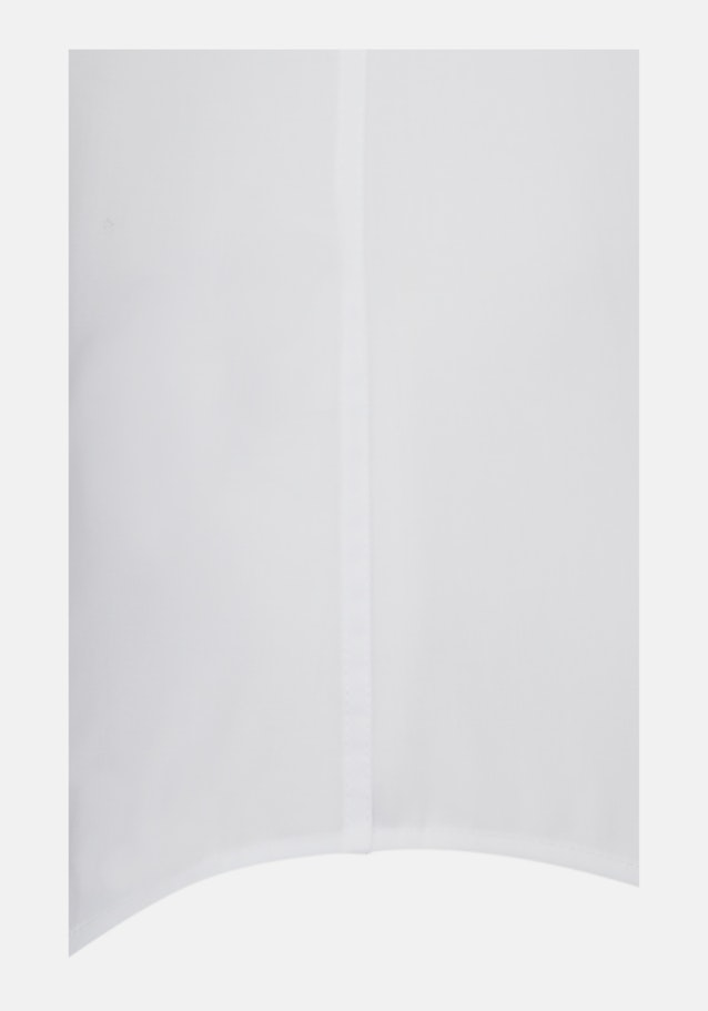 Bügelfreies Popeline Kurzarm Business Hemd in X-Slim mit Kentkragen in Weiß |  Seidensticker Onlineshop