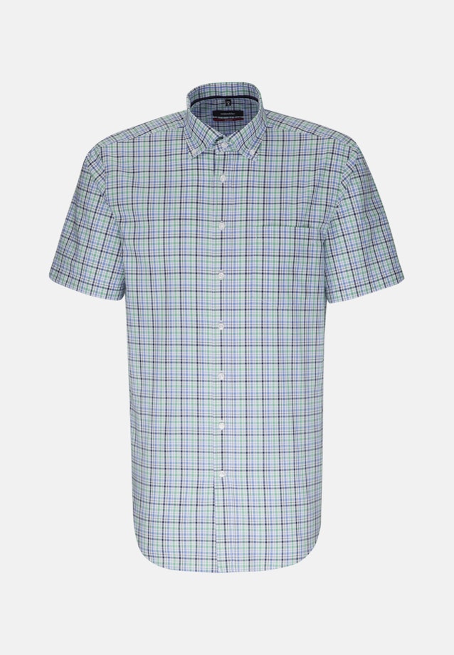 Regular Business Shirt Check in Green |  Seidensticker Onlineshop