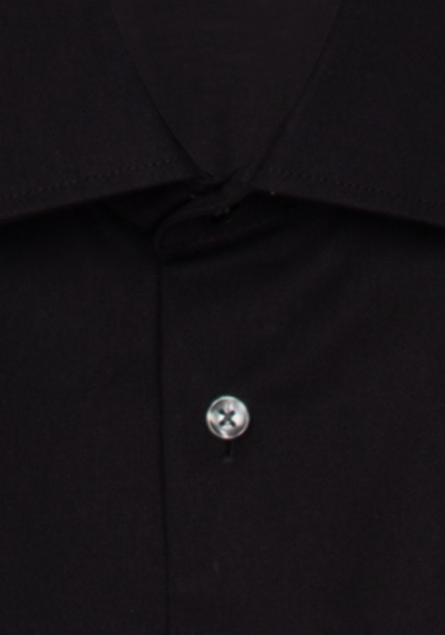 Regular Business Hemd Uni in Schwarz | Seidensticker Onlineshop