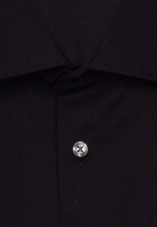 Regular Business Hemd Uni in Schwarz |  Seidensticker Onlineshop