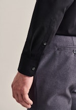 Regular Business Hemd Uni in Schwarz |  Seidensticker Onlineshop