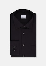 Regular Business shirt Uni in Black |  Seidensticker Onlineshop