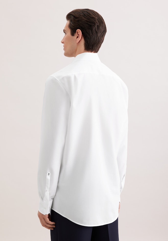 Regular Business Hemd Uni in Weiß | Seidensticker Onlineshop