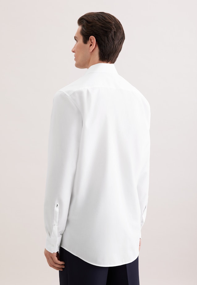 Regular Business shirt Uni in White |  Seidensticker Onlineshop