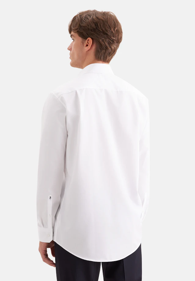Regular Business shirt Uni in White |  Seidensticker Onlineshop