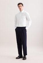 Regular Business shirt Uni in White |  Seidensticker Onlineshop