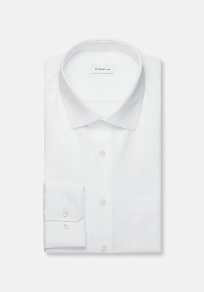 Regular Business Hemd Uni in Weiß | Seidensticker Onlineshop