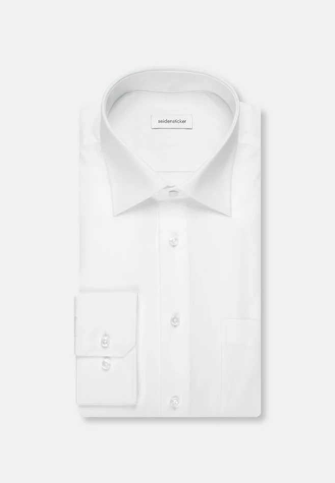 Regular Business shirt Uni in White | Seidensticker online shop