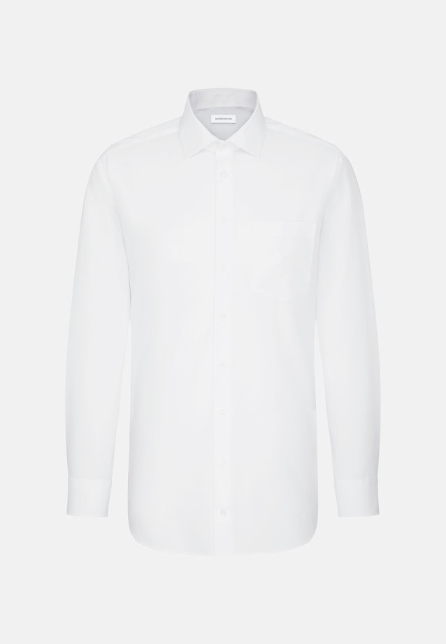 Regular Business shirt Uni in White |  Seidensticker Onlineshop