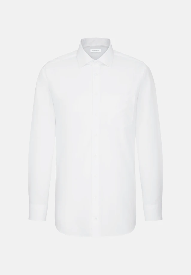 Regular Business shirt Uni in White |  Seidensticker Onlineshop