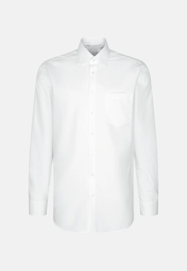 Regular Business shirt Uni in White |  Seidensticker Onlineshop