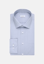 Regular Chemise d'affaires Uni in Bleu Clair |  Seidensticker Onlineshop