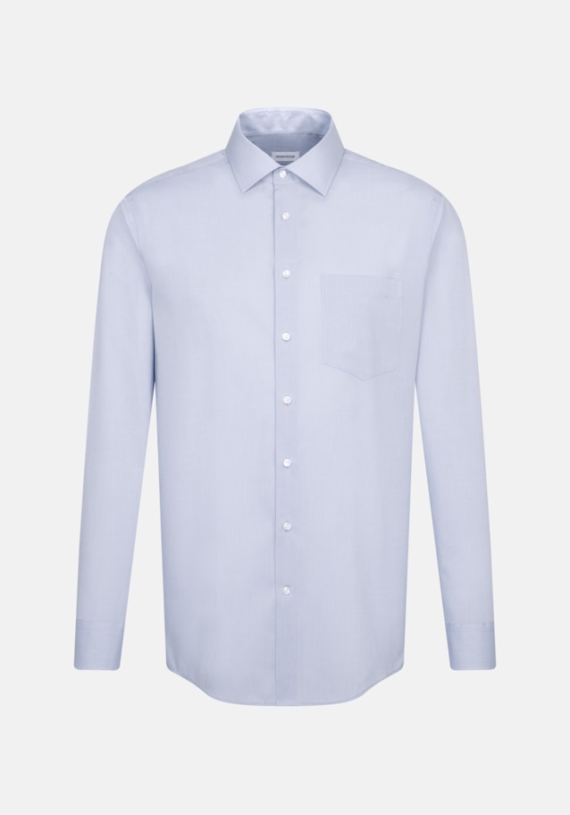 Regular Chemise d'affaires Uni in Bleu Clair | Seidensticker Onlineshop