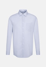 Regular Chemise d'affaires Uni in Bleu Clair |  Seidensticker Onlineshop