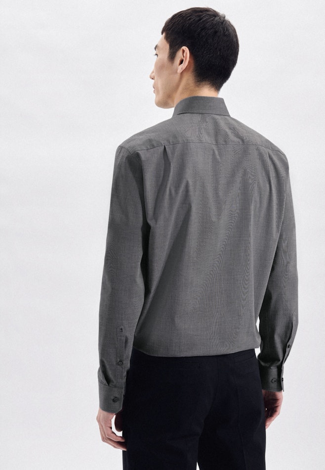 Regular Business shirt Uni in Grey | Seidensticker online shop