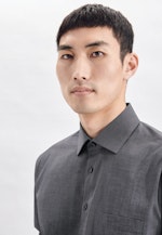 Regular Business Hemd Uni in Schwarz |  Seidensticker Onlineshop