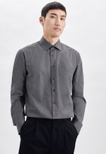 Regular Business Hemd Uni in Schwarz |  Seidensticker Onlineshop