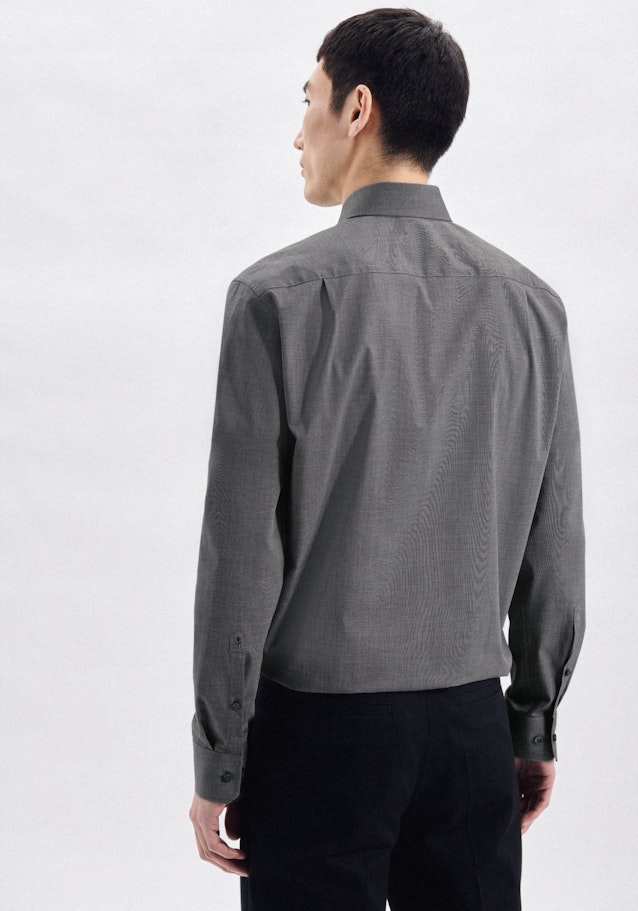 Regular Chemise d'affaires Uni in Gris | Seidensticker Onlineshop
