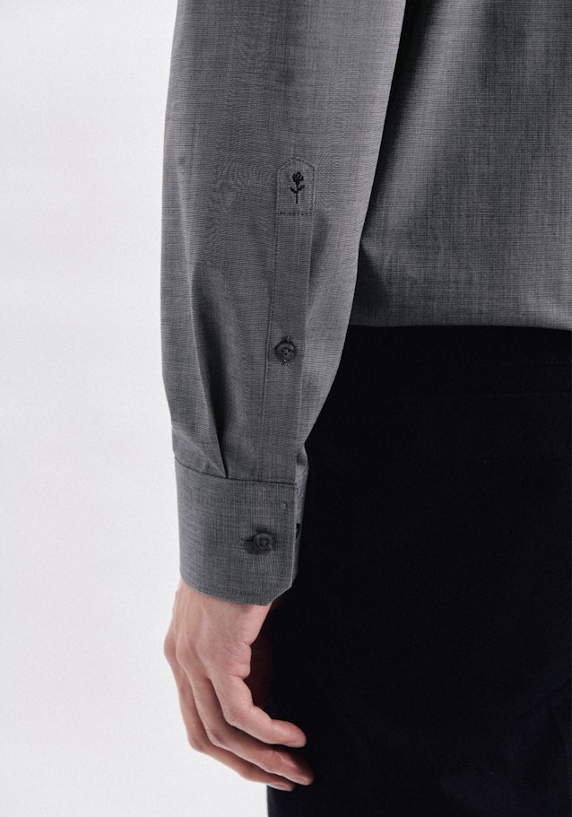 Regular Chemise d'affaires Uni in Gris | Seidensticker Onlineshop