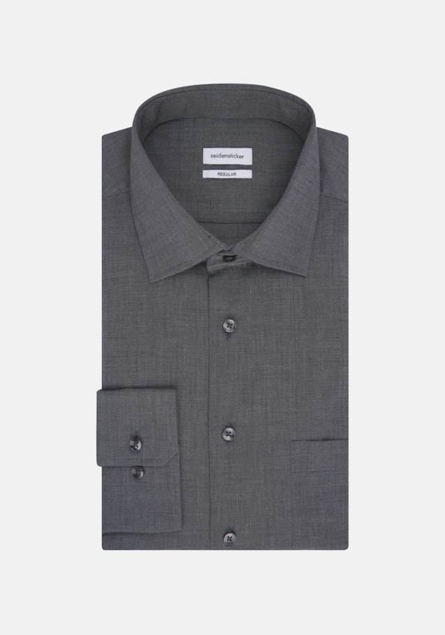 Regular Chemise d'affaires Uni in Gris | Seidensticker Onlineshop