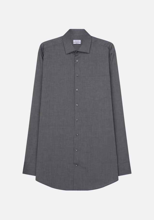Regular Chemise d'affaires Uni in Gris | Seidensticker Onlineshop