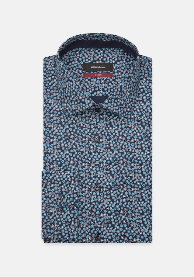 Business Shirt in Regular with Kent-Collar in Turquoise |  Seidensticker Onlineshop