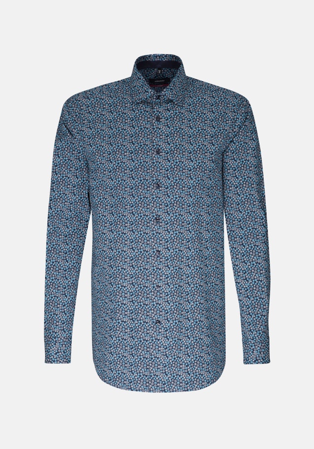 Chemise Business Regular Popeline Col Kent in Turquoise |  Seidensticker Onlineshop