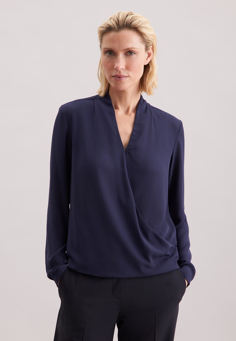 Wickelbluse Uni