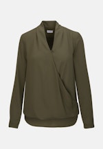 Wickelbluse Uni in Grün |  Seidensticker Onlineshop