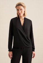 Wickelbluse in Black |  Seidensticker Onlineshop