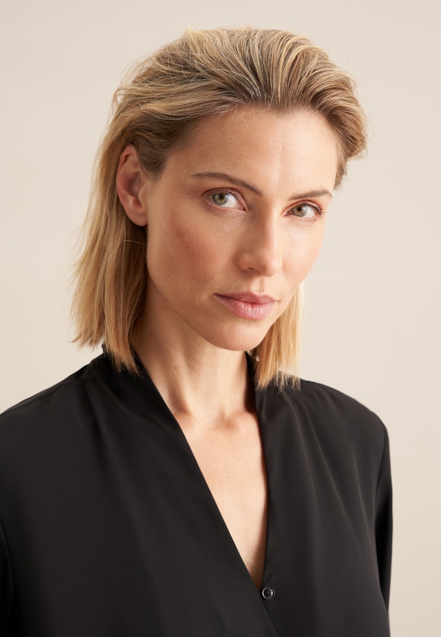 Wickelbluse in Black |  Seidensticker Onlineshop