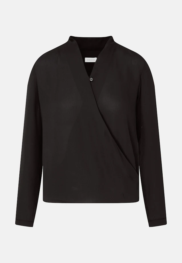 Wickelbluse in Schwarz |  Seidensticker Onlineshop