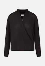 Wickelbluse in Schwarz |  Seidensticker Onlineshop