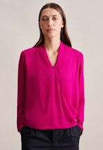 Crepe Wraparound Blouse in Pink |  Seidensticker Onlineshop