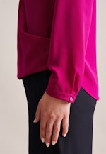 Crepe Wraparound Blouse in Pink |  Seidensticker Onlineshop